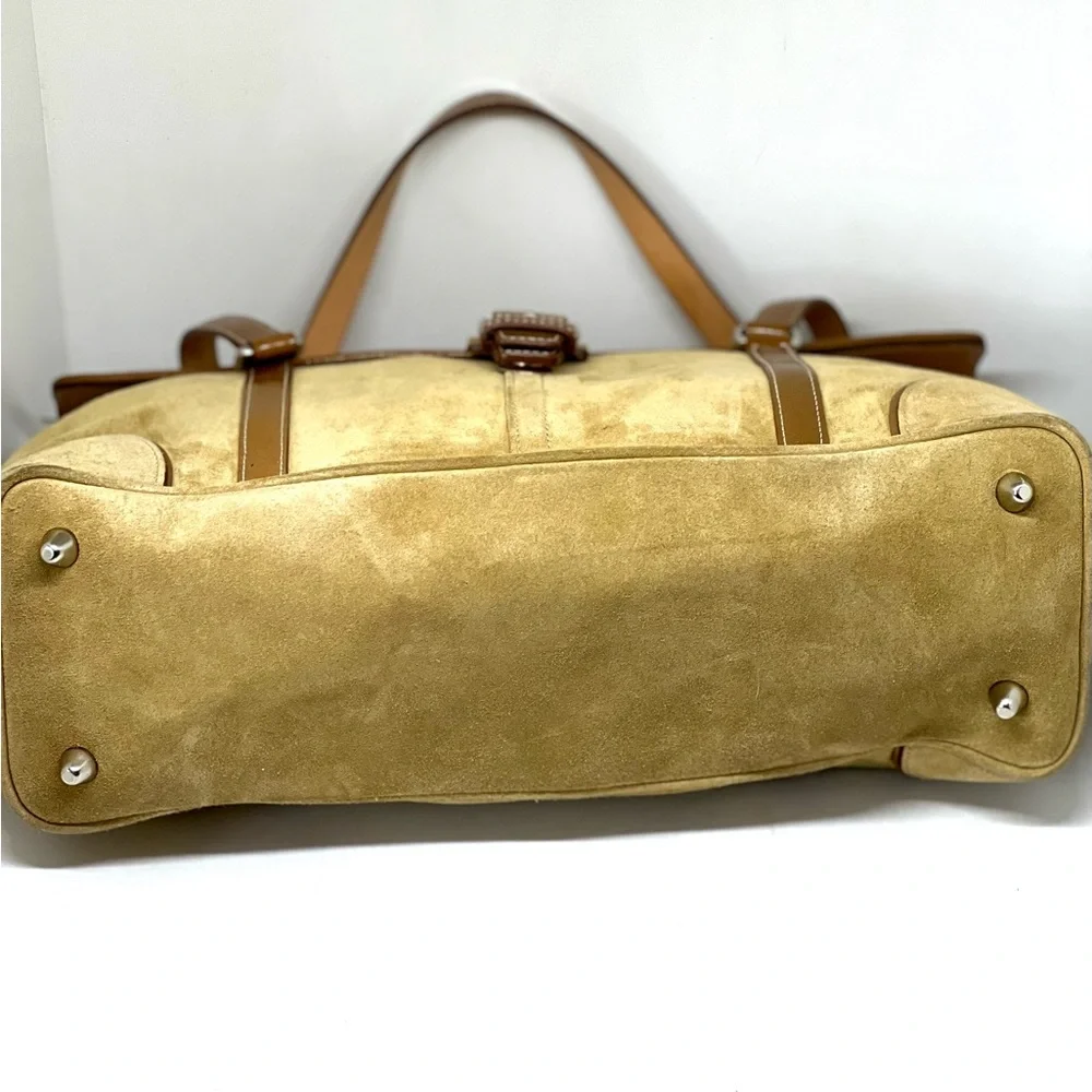 COACH💥RARE-VINTAGE~SOLD OUT💥Hampton Suede Satchel - Picture 13 of 14